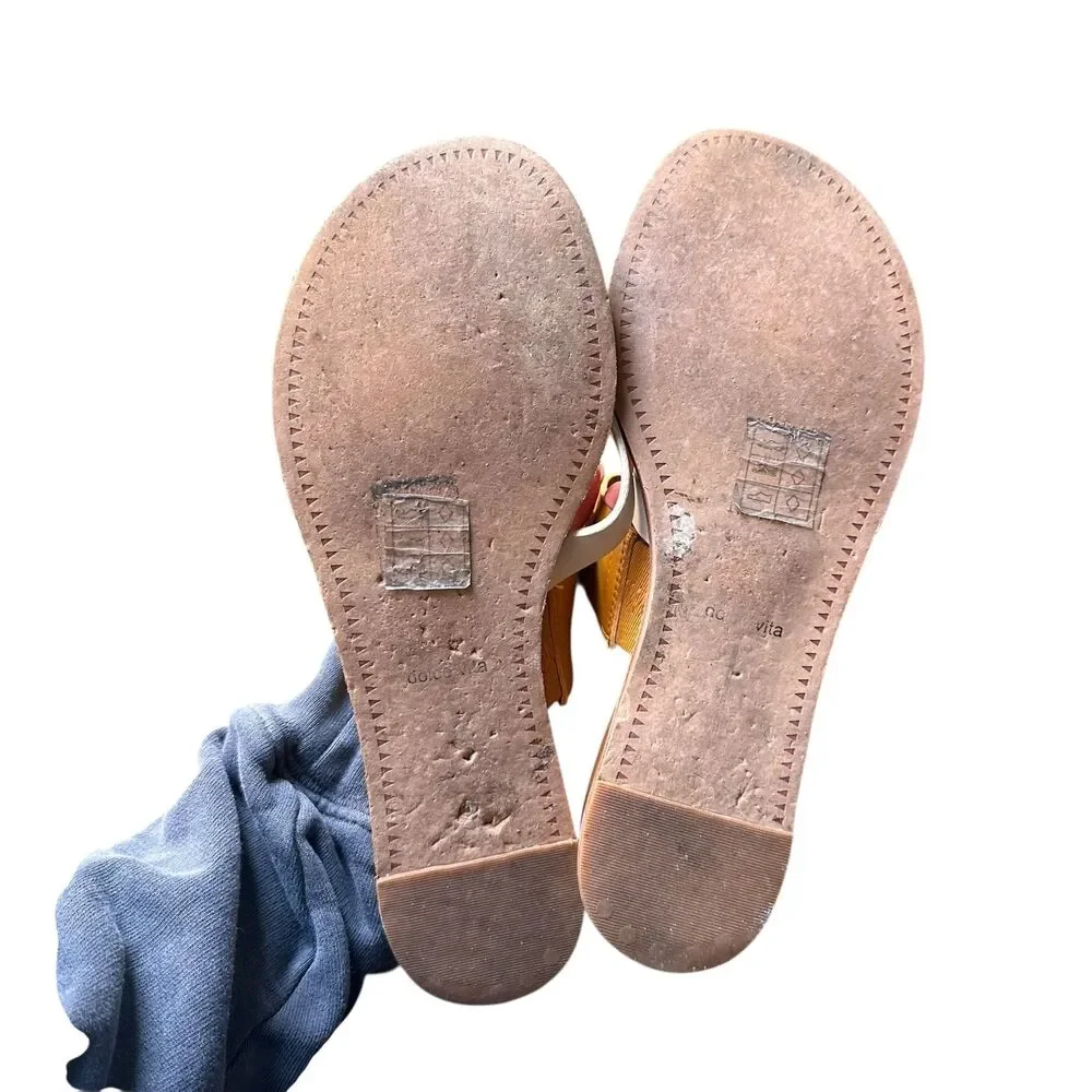 DOLCE‎ VITA Paddy Vegan Leather Sandals Sz 7